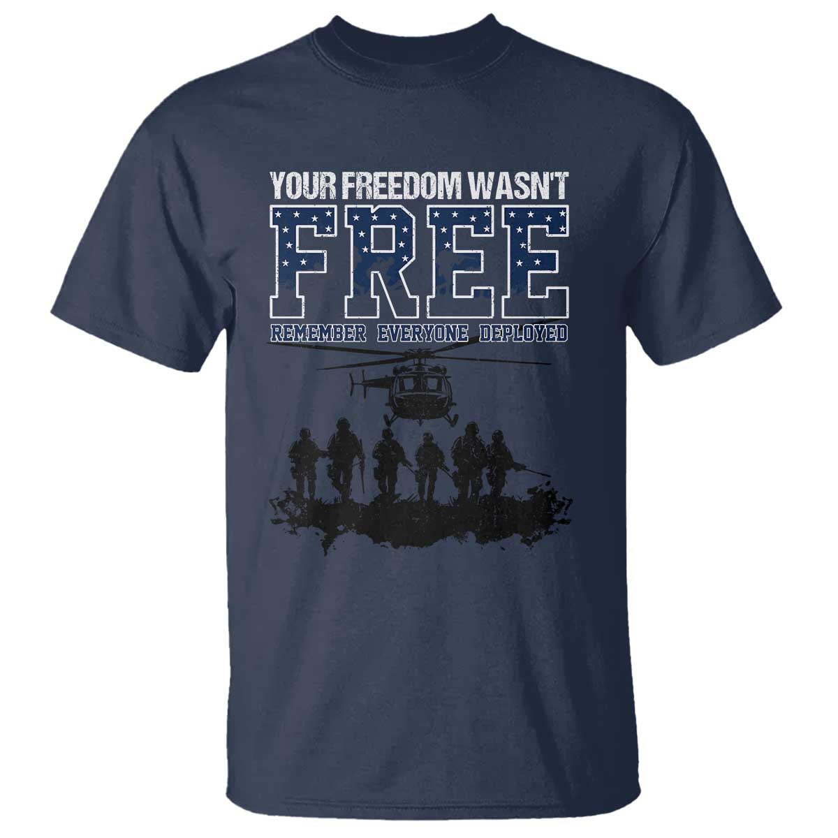 Red Friday T Shirt Your Freedom Wasn't Free Remember Everyone Deployed - Wonder Print Shop