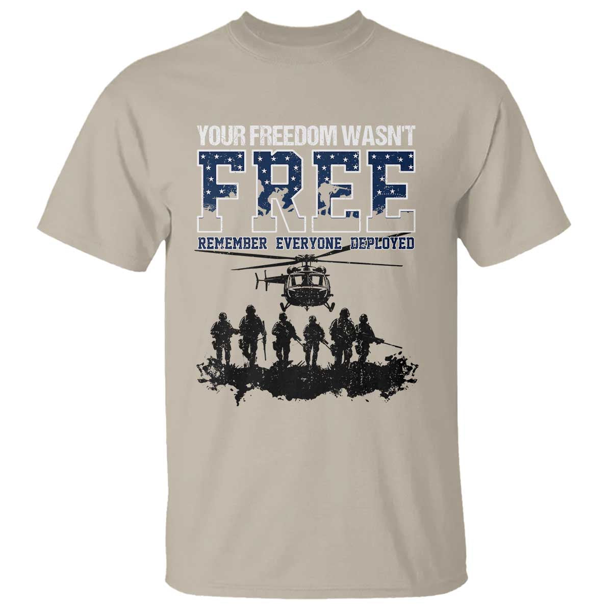 Red Friday T Shirt Your Freedom Wasn't Free Remember Everyone Deployed - Wonder Print Shop