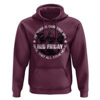 Red Friday Hoodie Honoring Our Troops Until They Come Home - Wonder Print Shop