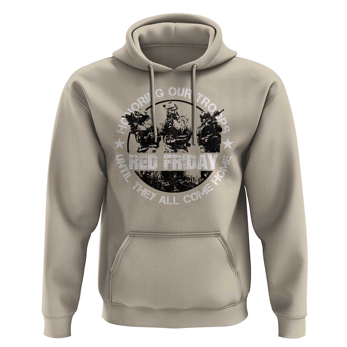 Red Friday Hoodie Honoring Our Troops Until They Come Home - Wonder Print Shop