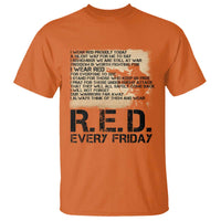 Red Friday T Shirt Remember The Deployed Military Troops Poem - Wonder Print Shop