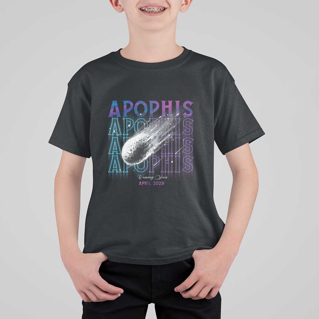 Astronomy Apophis Coming Soon April 2029 T Shirt For Kid - Wonder Print Shop