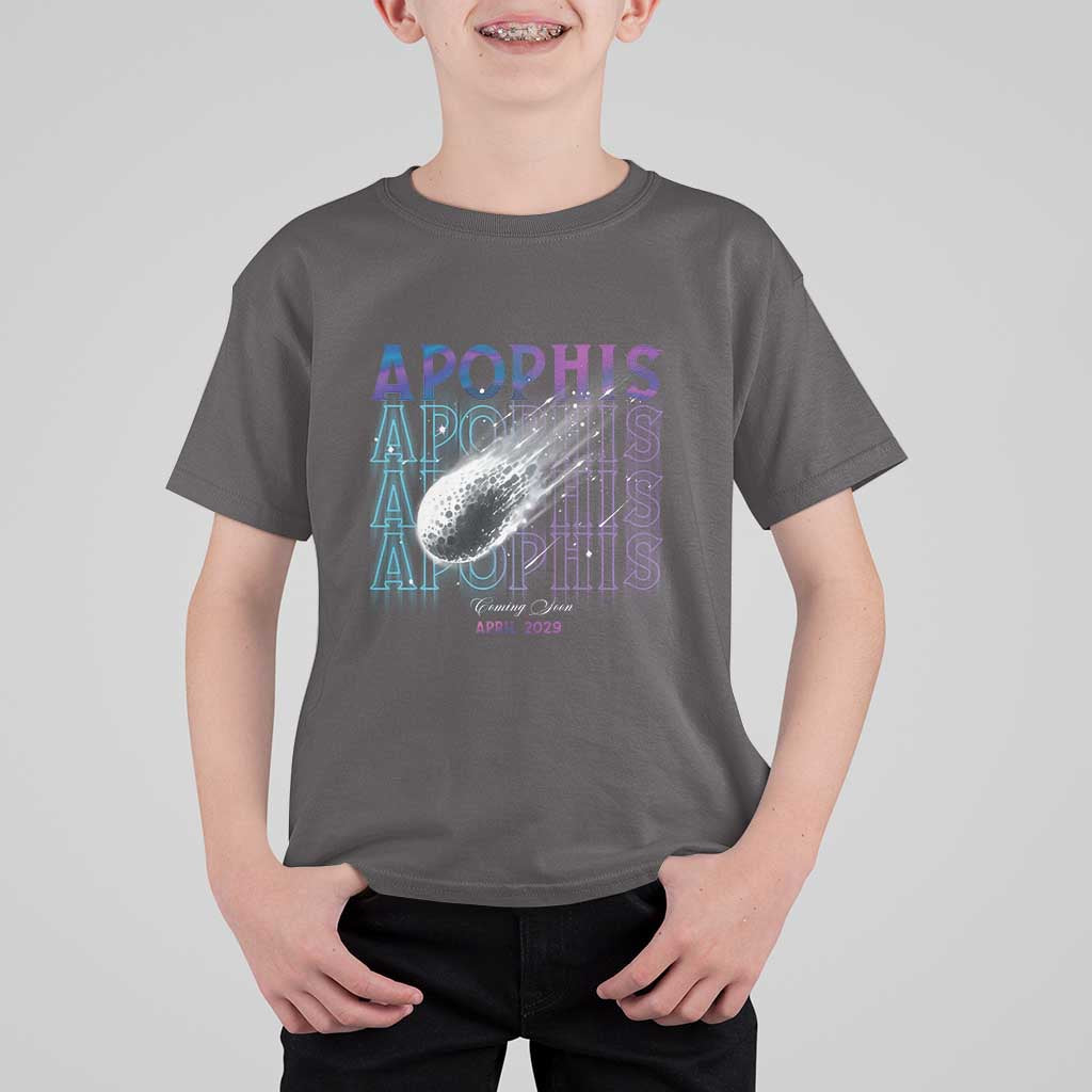 Astronomy Apophis Coming Soon April 2029 T Shirt For Kid - Wonder Print Shop