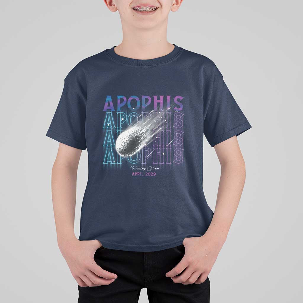 Astronomy Apophis Coming Soon April 2029 T Shirt For Kid - Wonder Print Shop