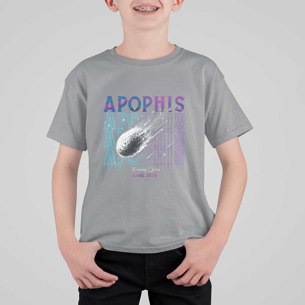 Astronomy Apophis Coming Soon April 2029 T Shirt For Kid - Wonder Print Shop