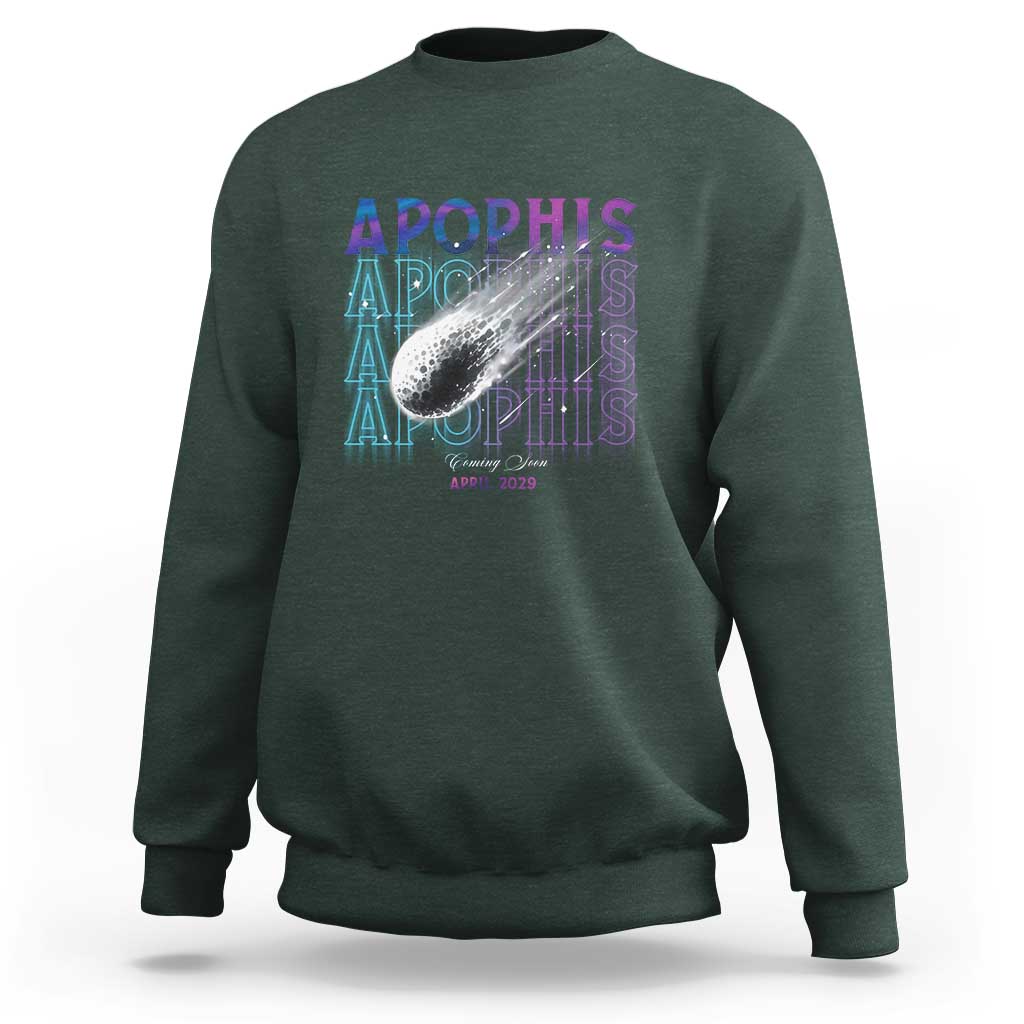 Astronomy Apophis Coming Soon April 2029 Sweatshirt - Wonder Print Shop