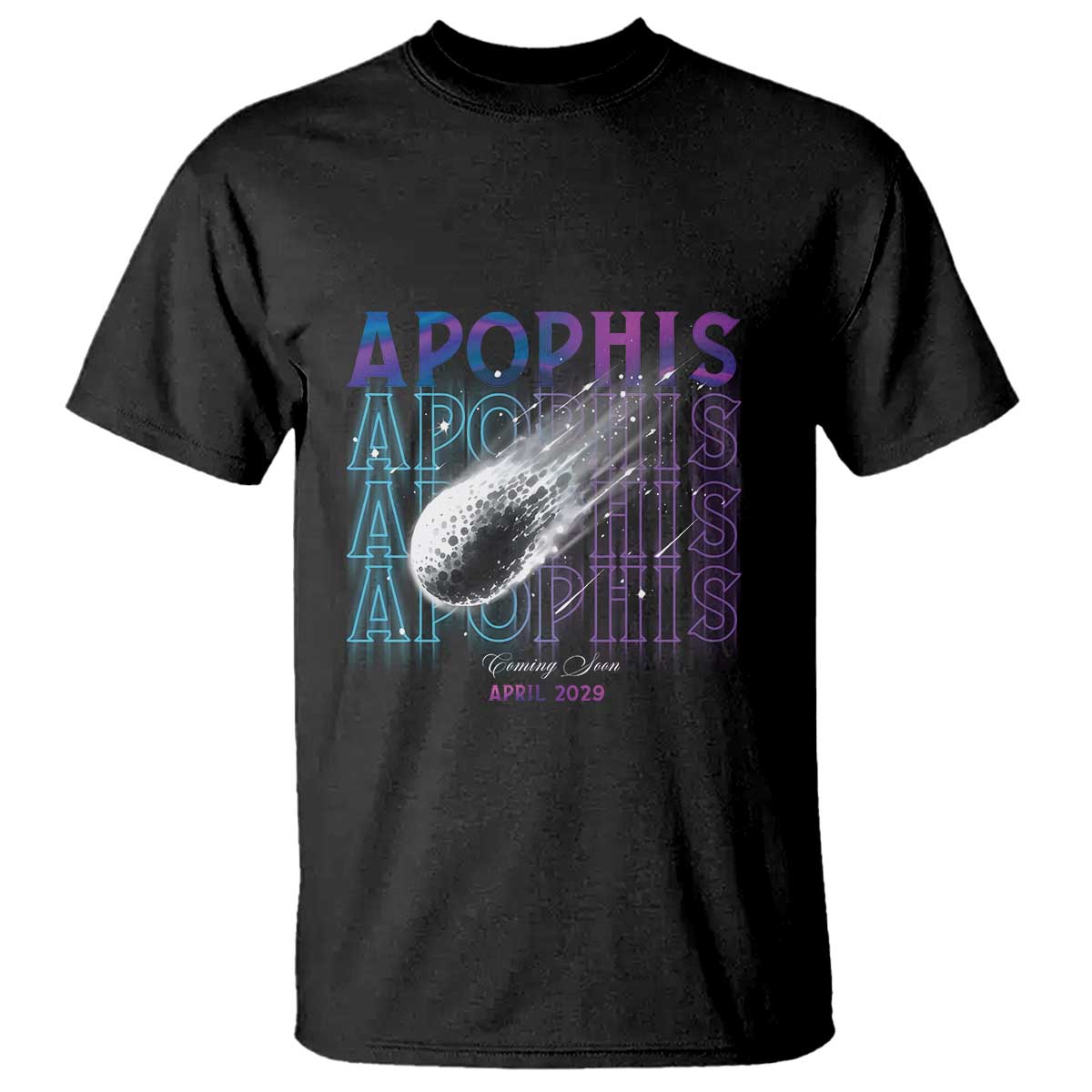 Astronomy Apophis Coming Soon April 2029 T Shirt - Wonder Print Shop