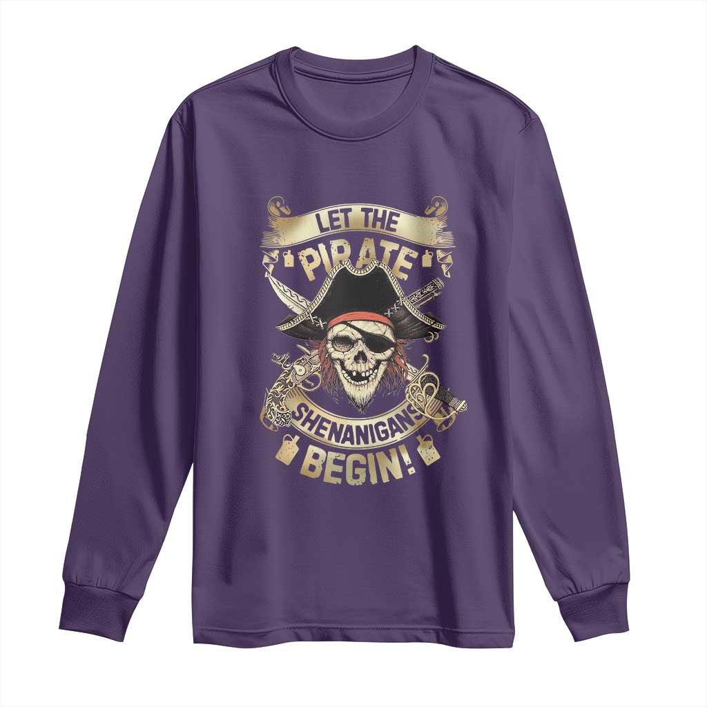 Pirate Long Sleeve Shirt Let The Pirate Shenanigans Begin
