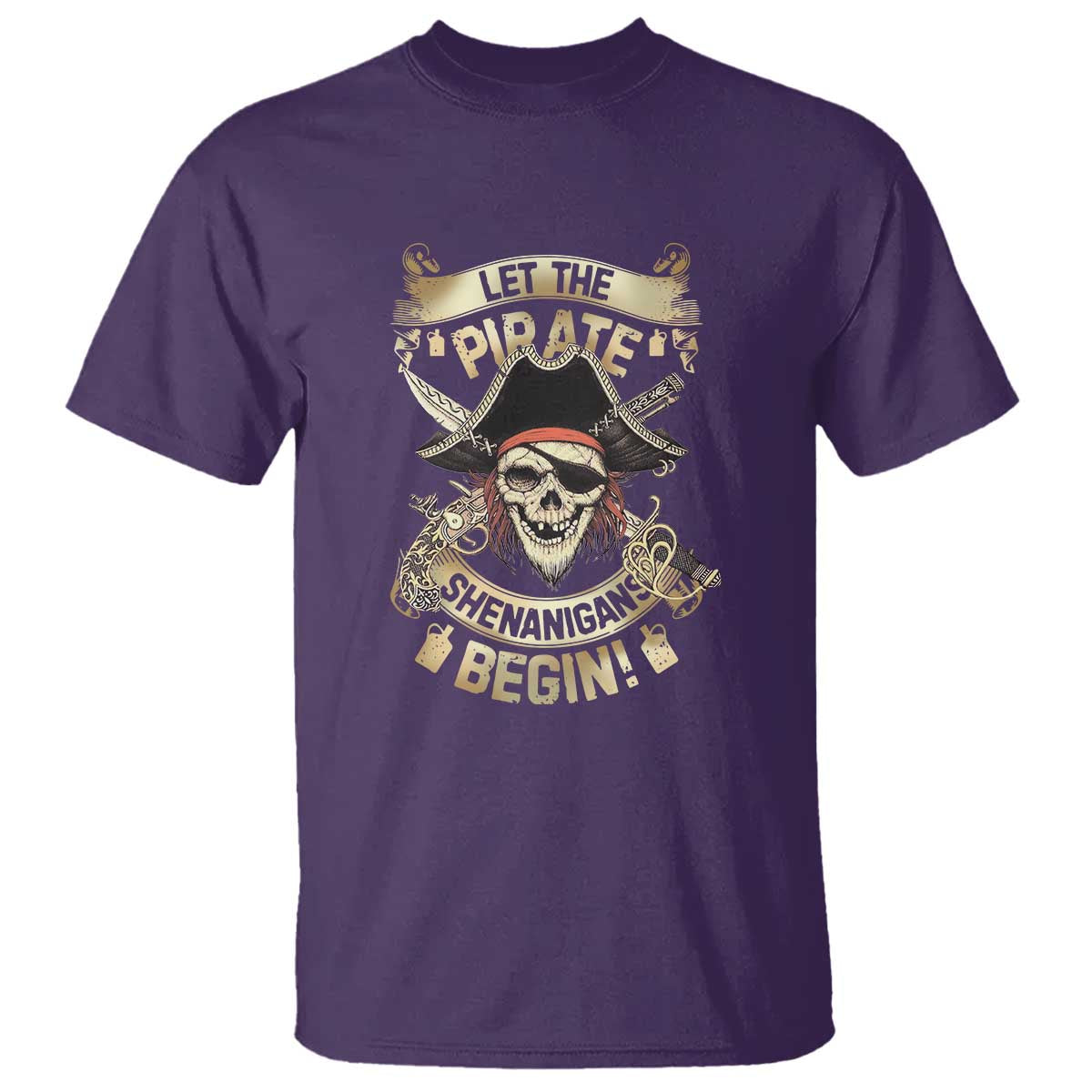 Pirate T Shirt Let The Pirate Shenanigans Begin - Wonder Print Shop