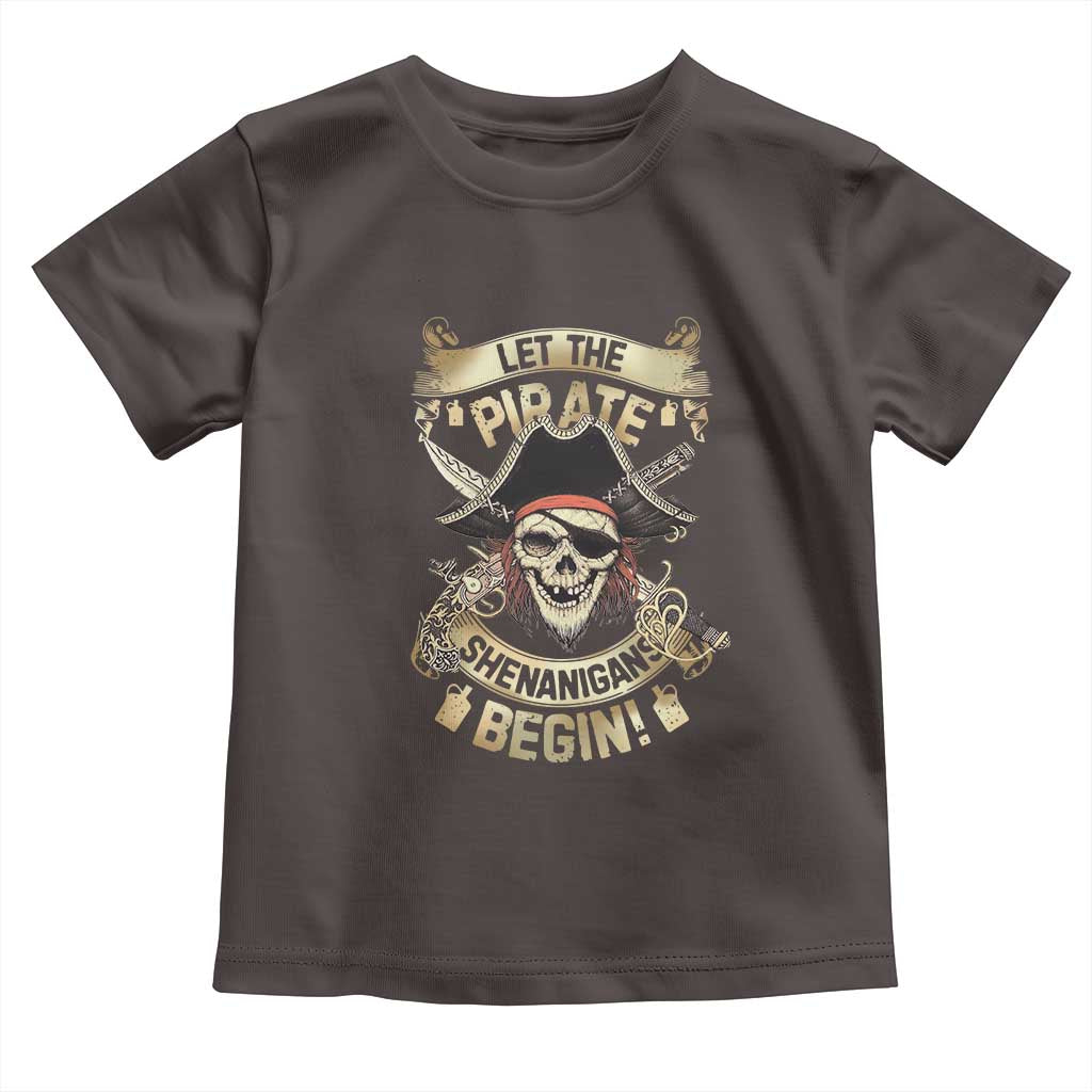 Pirate Toddler T Shirt Let The Pirate Shenanigans Begin