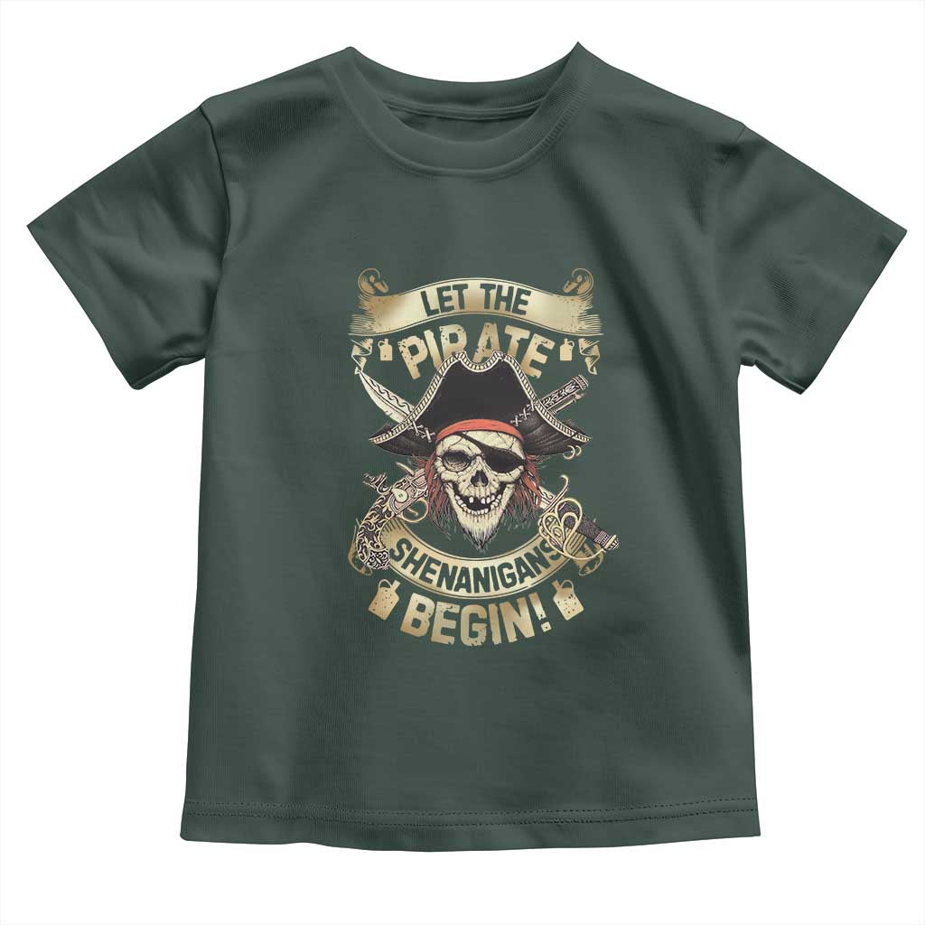 Pirate Toddler T Shirt Let The Pirate Shenanigans Begin