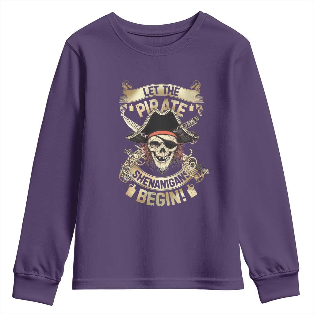 Pirate Youth Sweatshirt Let The Pirate Shenanigans Begin