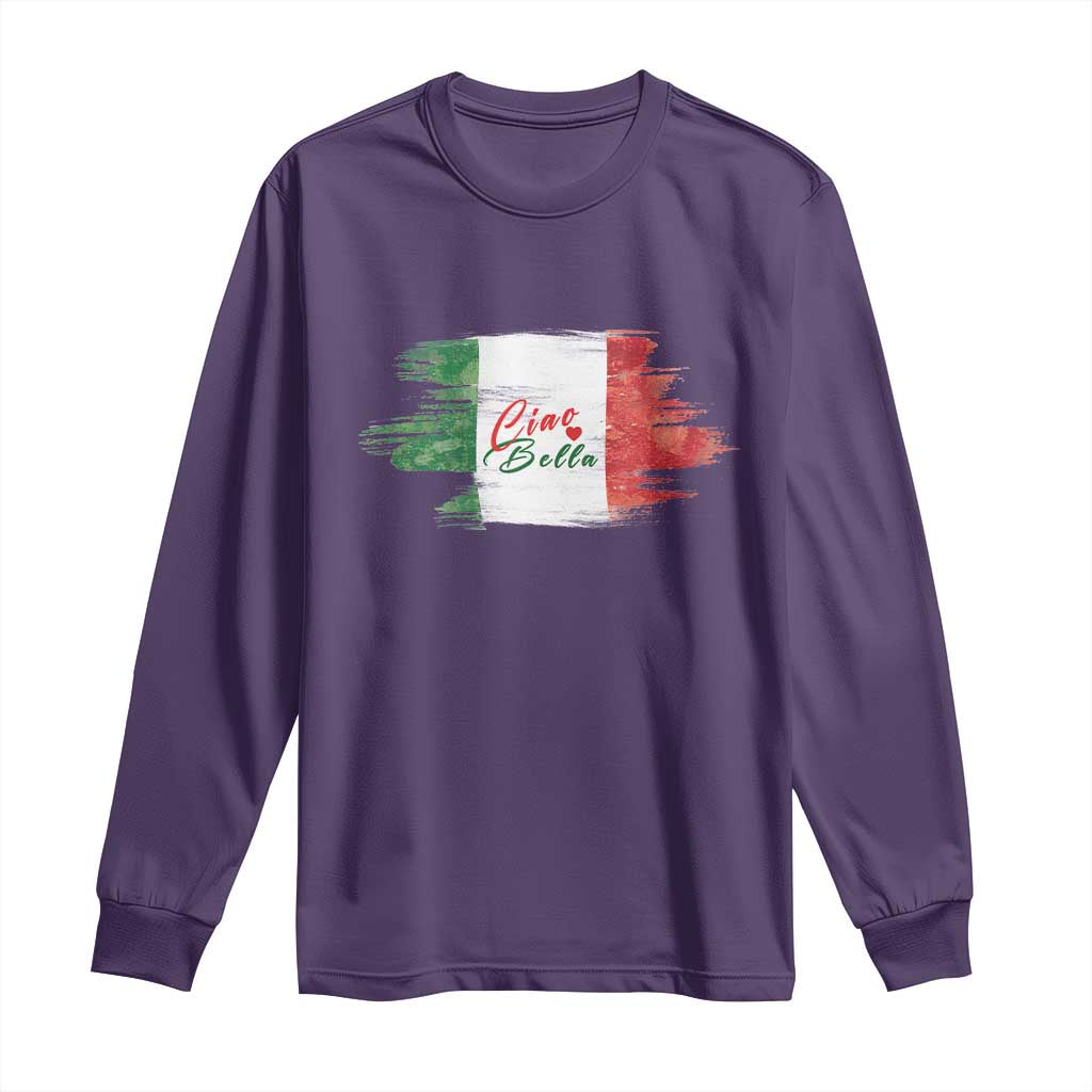 Italy Italian Ciao Bella Long Sleeve Shirt