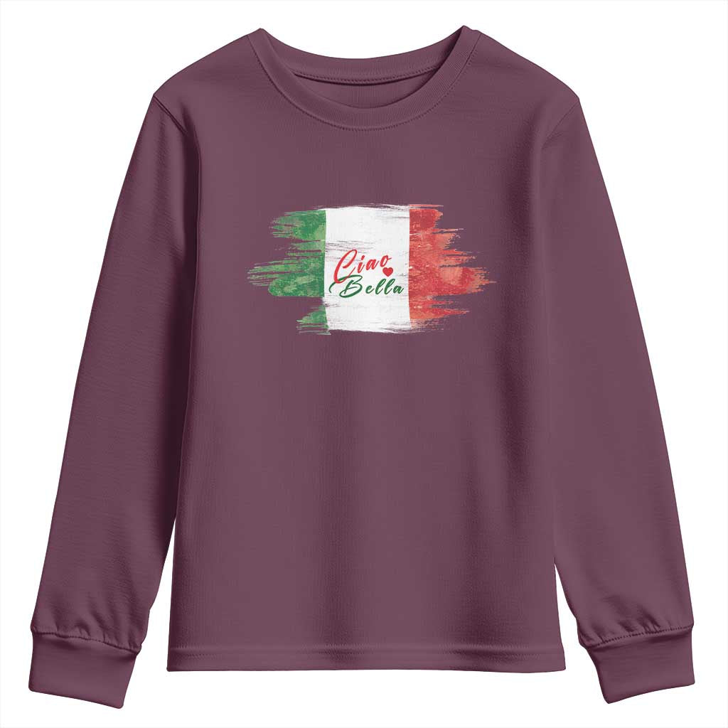 Italy Italian Ciao Bella Youth Sweatshirt