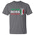 Funny Italian T Shirt I'm The Boss Capiche - Wonder Print Shop