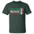 Funny Italian T Shirt I'm The Boss Capiche - Wonder Print Shop