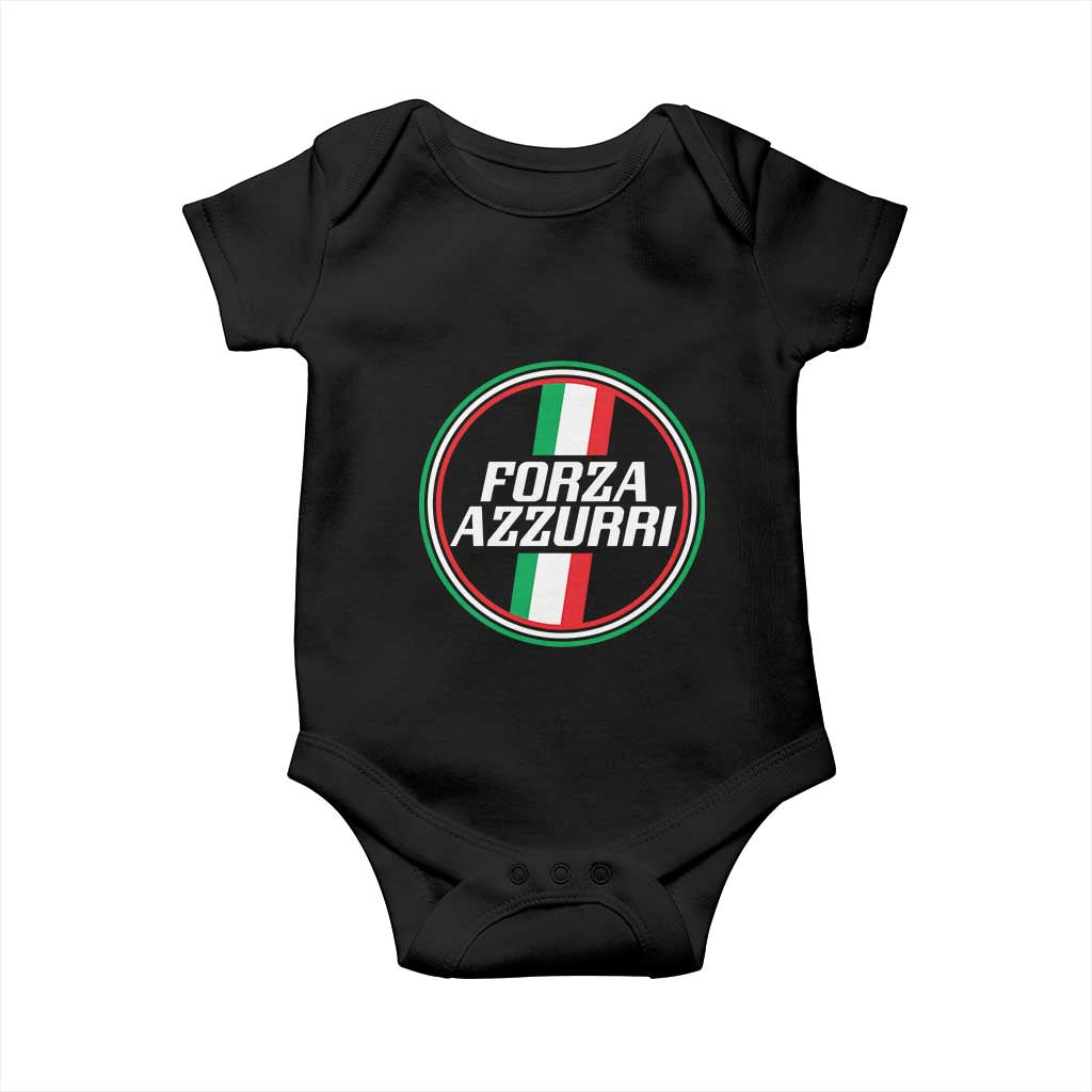 Italian Sport Support Baby Onesie Let's Go Italy Forza Azzurri