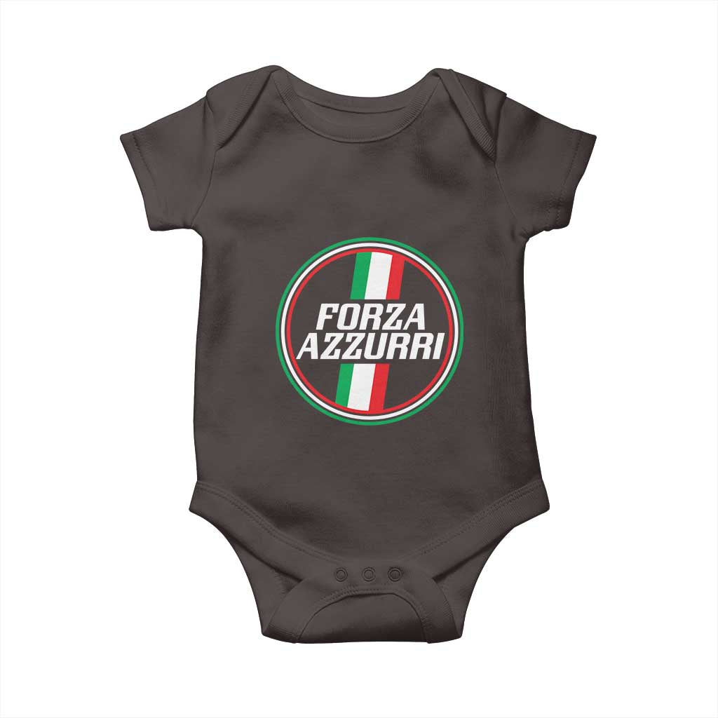 Italian Sport Support Baby Onesie Let's Go Italy Forza Azzurri