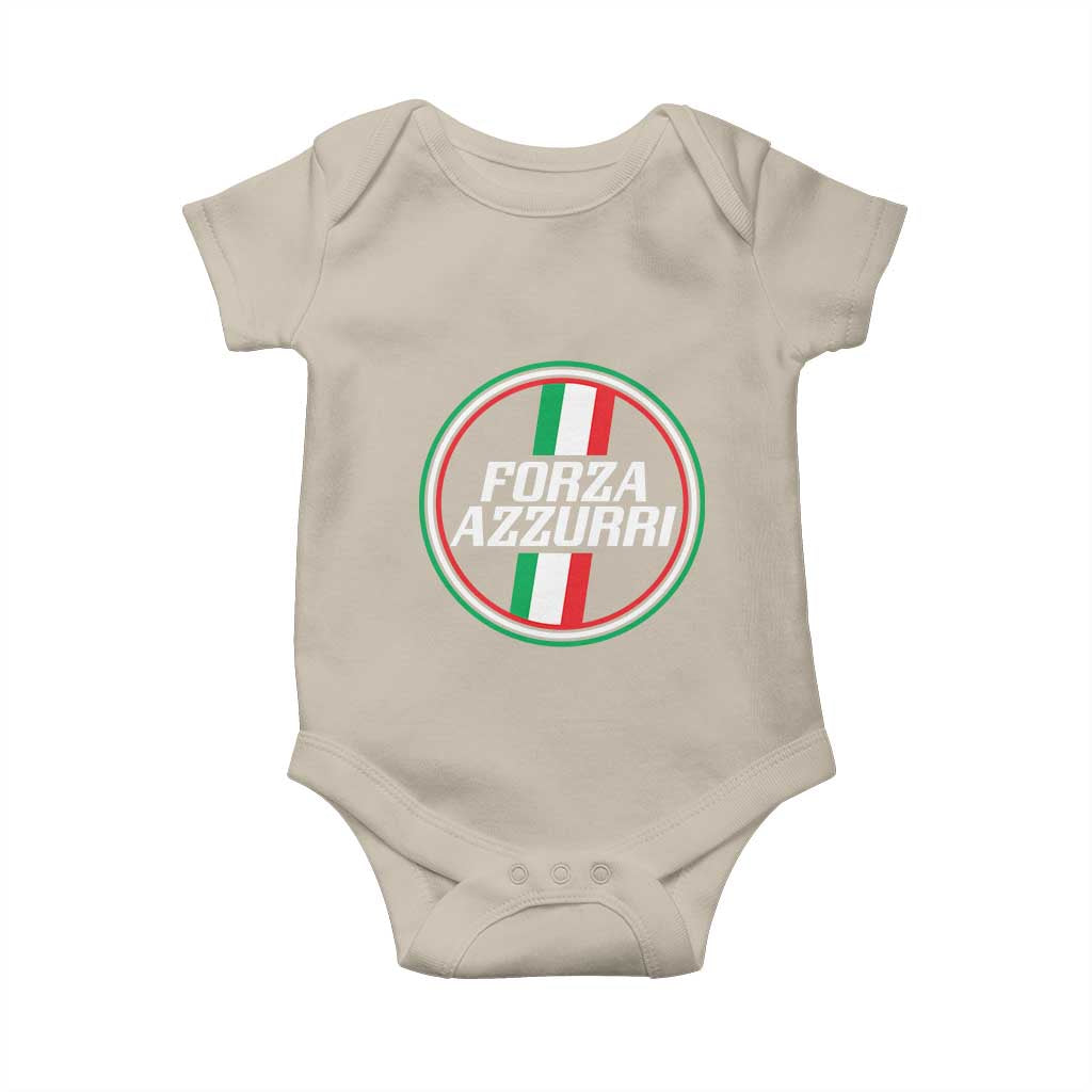 Italian Sport Support Baby Onesie Let's Go Italy Forza Azzurri