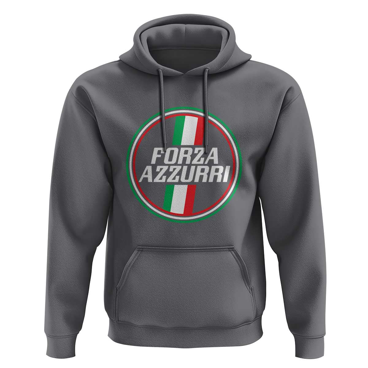 Italian Sport Support Hoodie Let's Go Italy Forza Azzurri