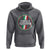 Italian Sport Support Hoodie Let's Go Italy Forza Azzurri
