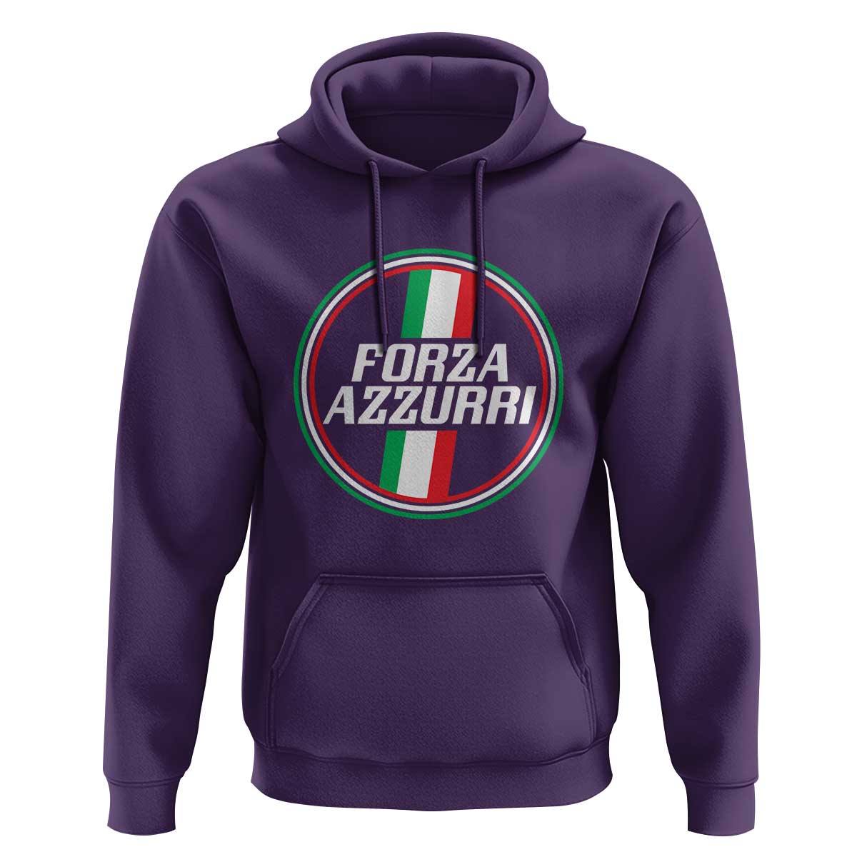 Italian Sport Support Hoodie Let's Go Italy Forza Azzurri