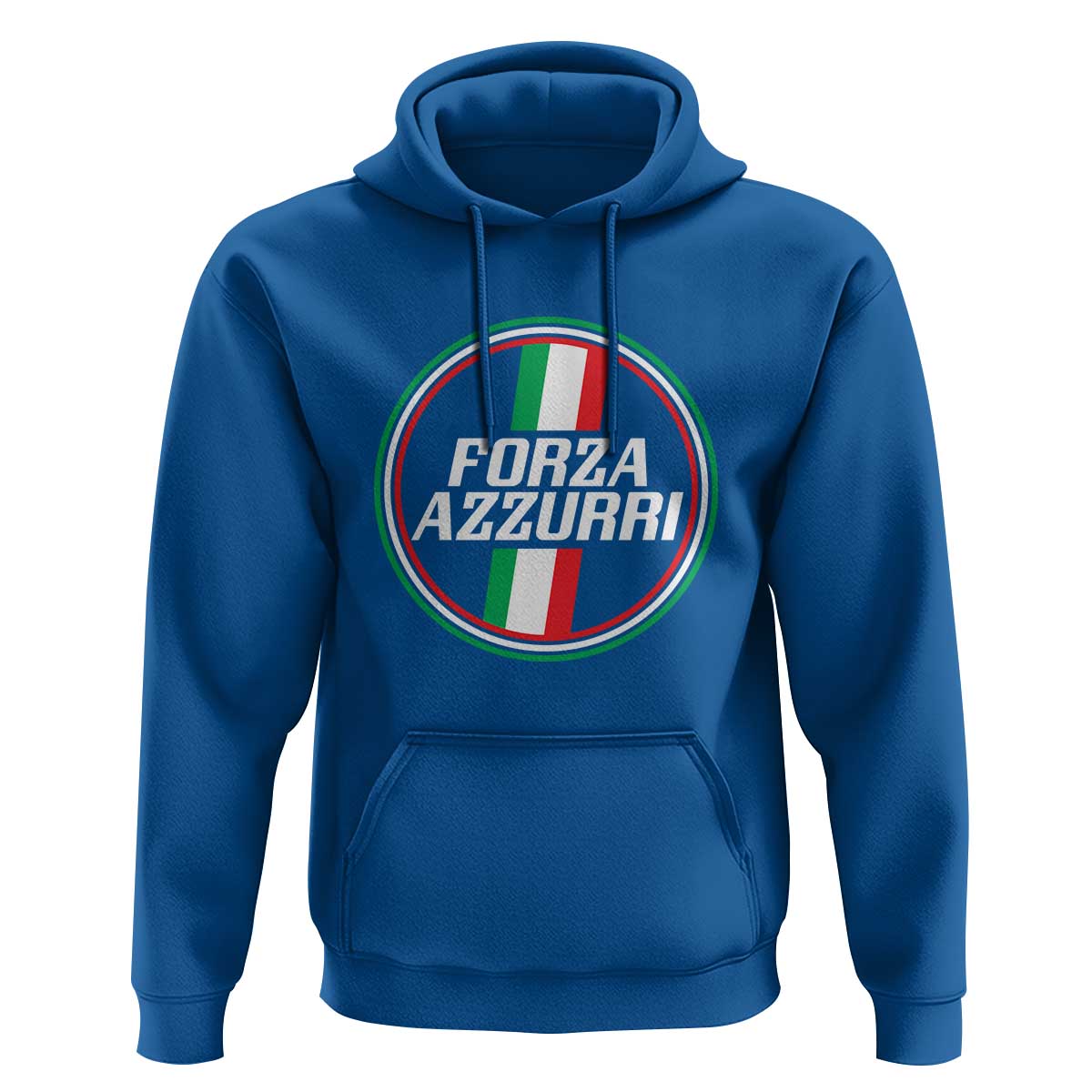 Italian Sport Support Hoodie Let's Go Italy Forza Azzurri