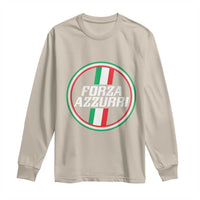 Italian Sport Support Long Sleeve Shirt Let's Go Italy Forza Azzurri