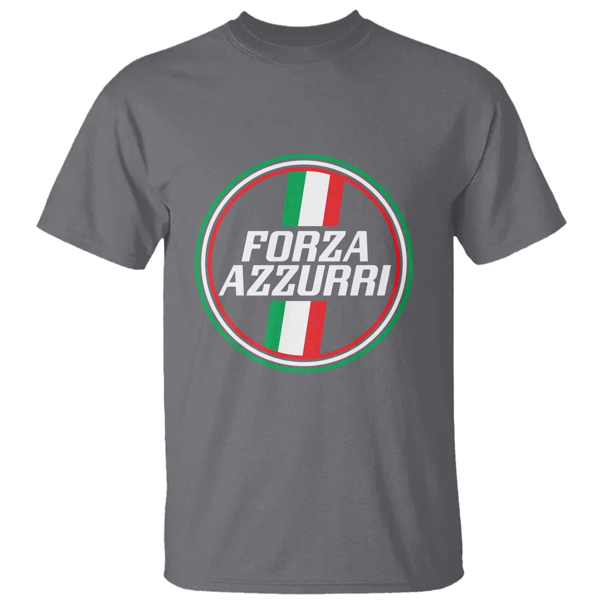 Italian Sport Support T Shirt Let's Go Italy Forza Azzurri - Wonder Print Shop