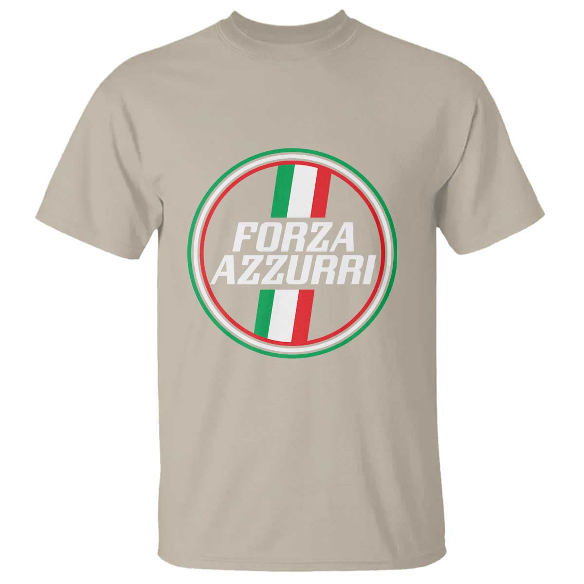 Italian Sport Support T Shirt Let's Go Italy Forza Azzurri - Wonder Print Shop