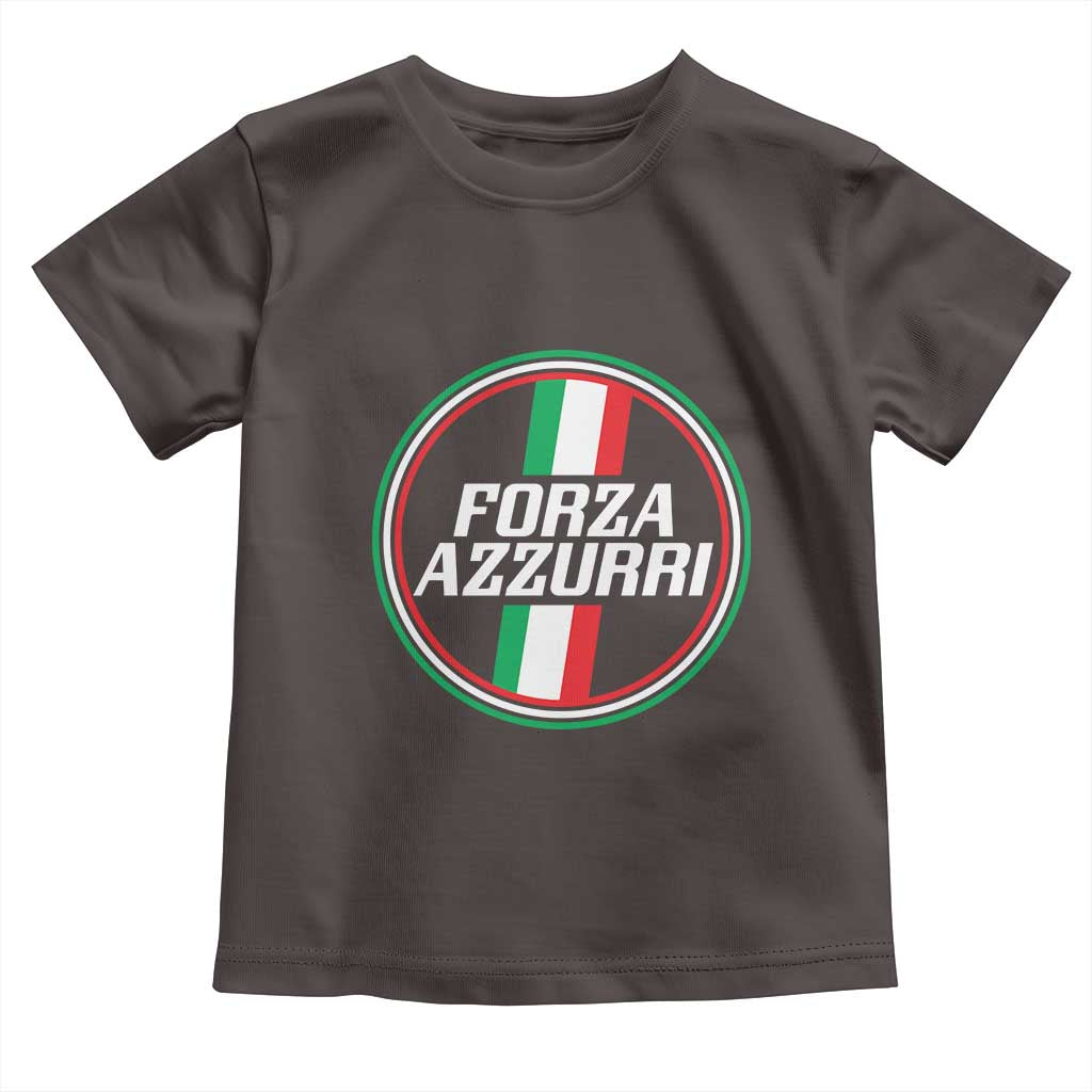 Italian Sport Support Toddler T Shirt Let's Go Italy Forza Azzurri