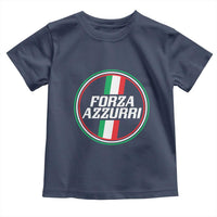 Italian Sport Support Toddler T Shirt Let's Go Italy Forza Azzurri