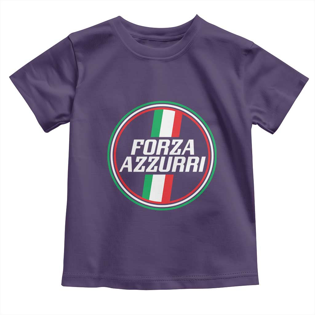 Italian Sport Support Toddler T Shirt Let's Go Italy Forza Azzurri