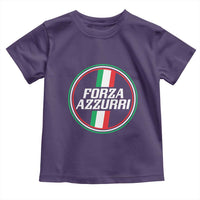Italian Sport Support Toddler T Shirt Let's Go Italy Forza Azzurri