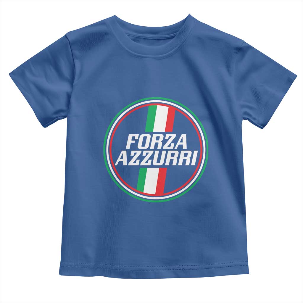 Italian Sport Support Toddler T Shirt Let's Go Italy Forza Azzurri