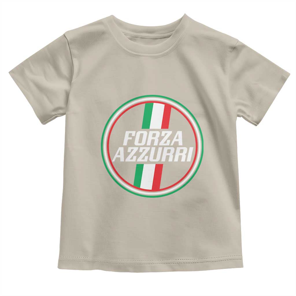 Italian Sport Support Toddler T Shirt Let's Go Italy Forza Azzurri