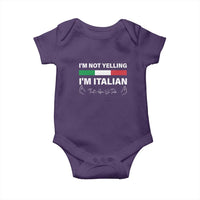 Funny Italian Baby Onesie I'm Not Yelling I'm Italian