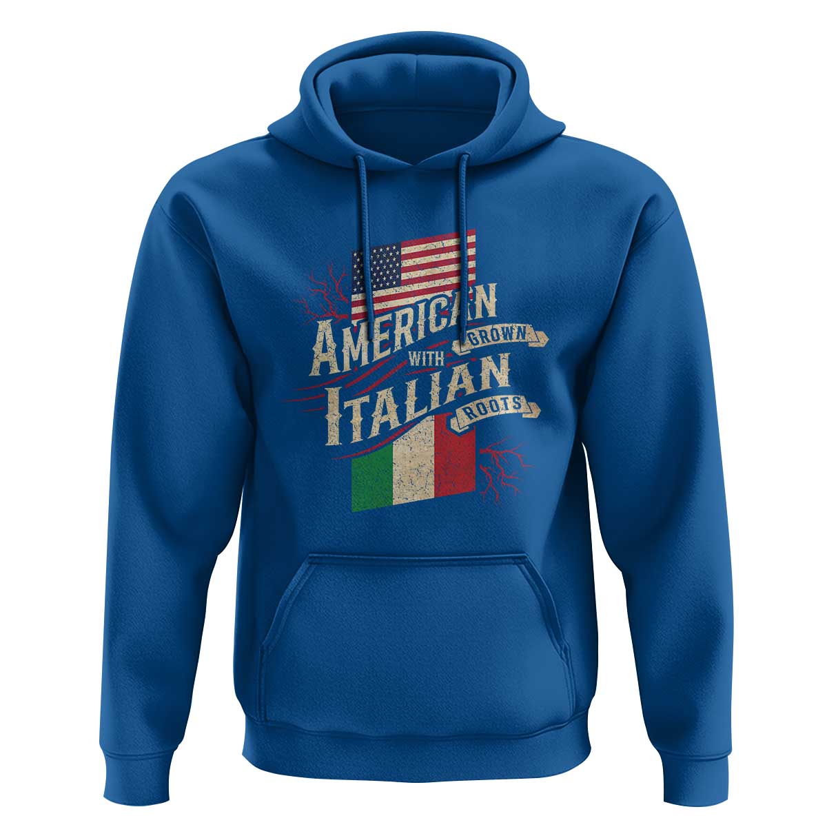American Grown Italian Roots Patriot Hoodie