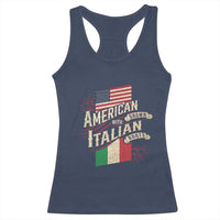 American Grown Italian Roots Patriot Racerback Tank Top