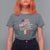 American Grown Italian Roots Patriot T Shirt For Women - Wonder Print Shop