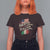 American Grown Italian Roots Patriot T Shirt For Women - Wonder Print Shop