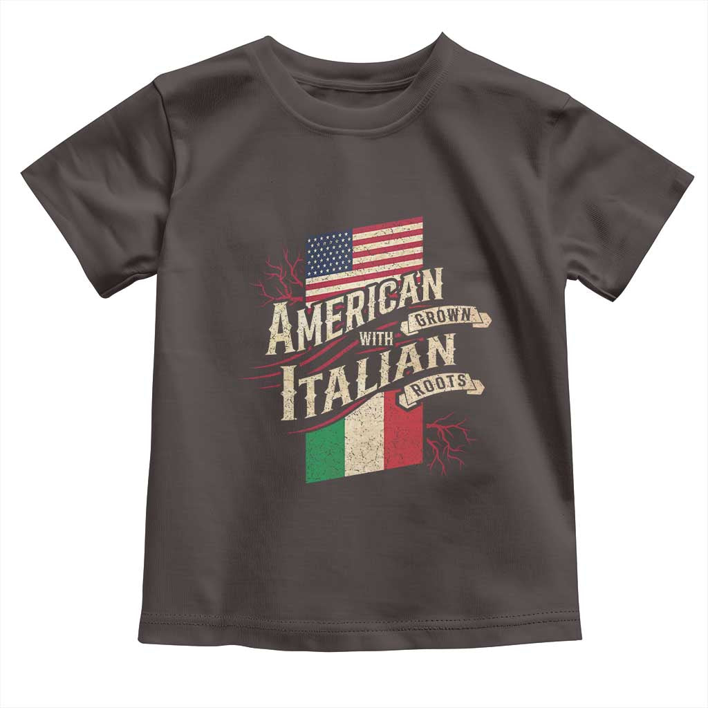 American Grown Italian Roots Patriot Toddler T Shirt