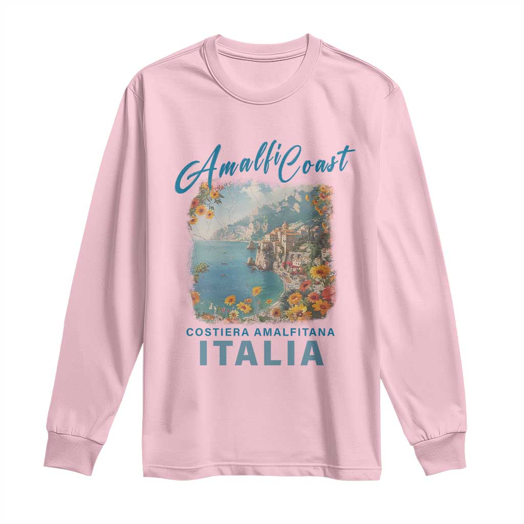 Italy Trip Long Sleeve Shirt Amalfi Coast Beautiful Beach