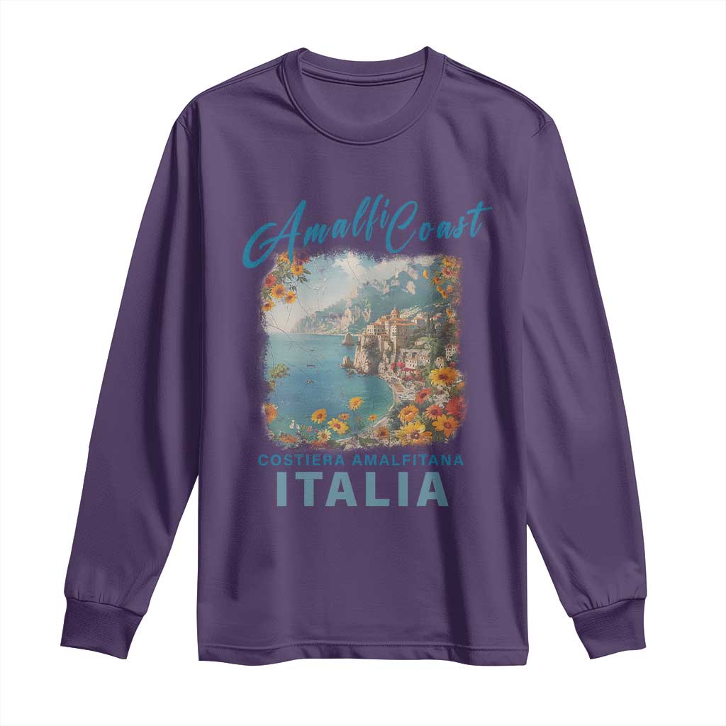Italy Trip Long Sleeve Shirt Amalfi Coast Beautiful Beach
