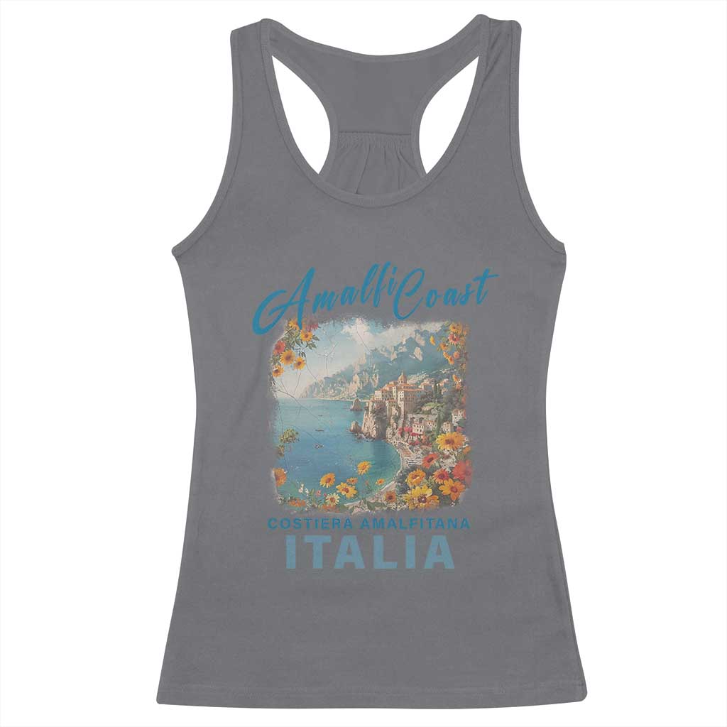 Italy Trip Racerback Tank Top Amalfi Coast Beautiful Beach