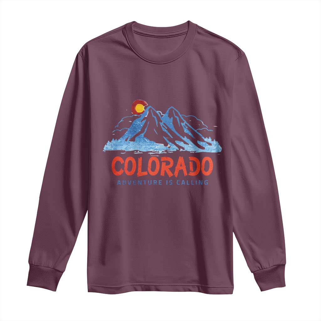Colorado Long Sleeve Shirt Adventure Is Calling Nature Lover Outdoor Activities