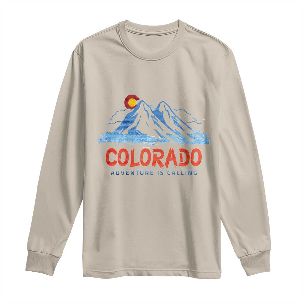 Colorado Long Sleeve Shirt Adventure Is Calling Nature Lover Outdoor Activities