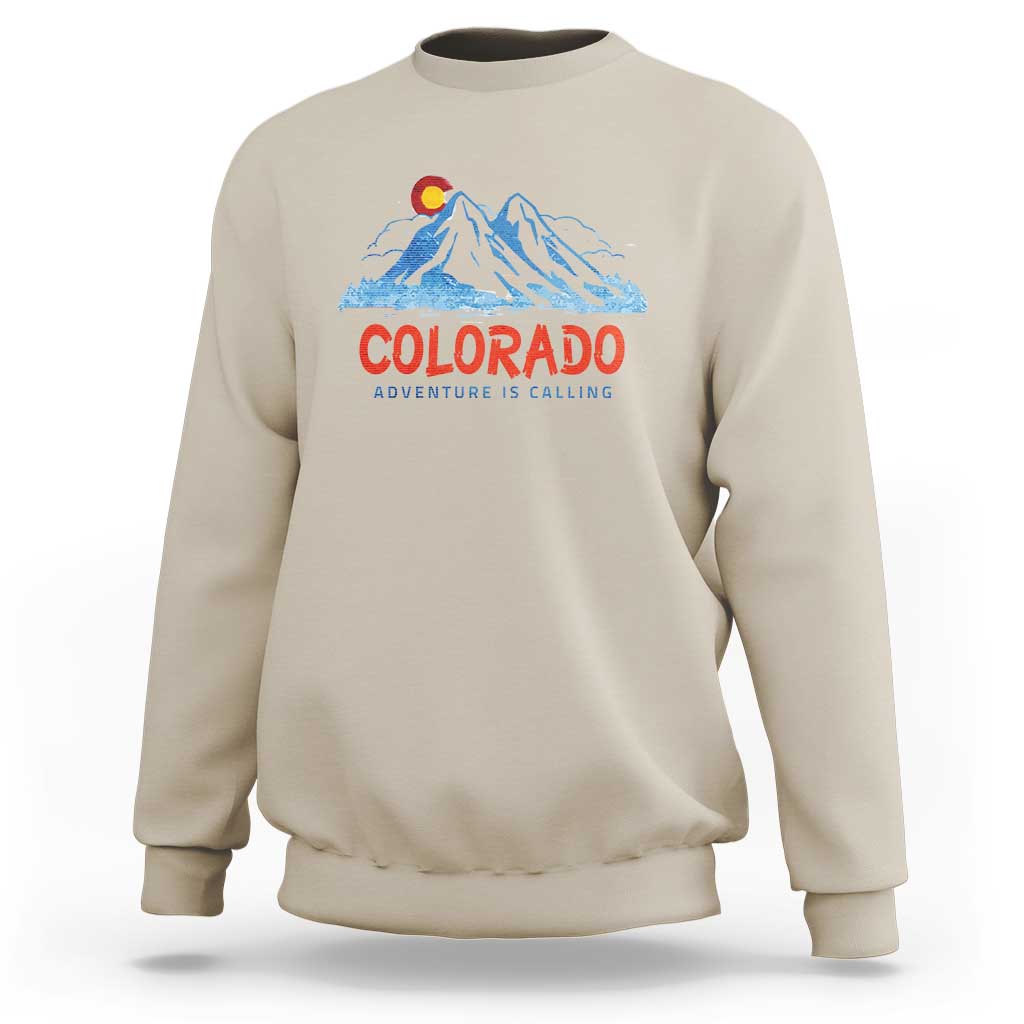 Colorado Sweatshirt Adventure Is Calling Nature Lover Outdoor Activities