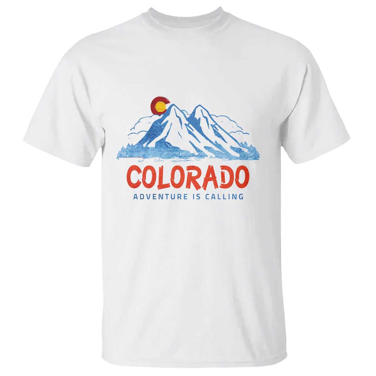 Colorado T Shirt Adventure Is Calling Nature Lover Outdoor Activities - Wonder Print Shop