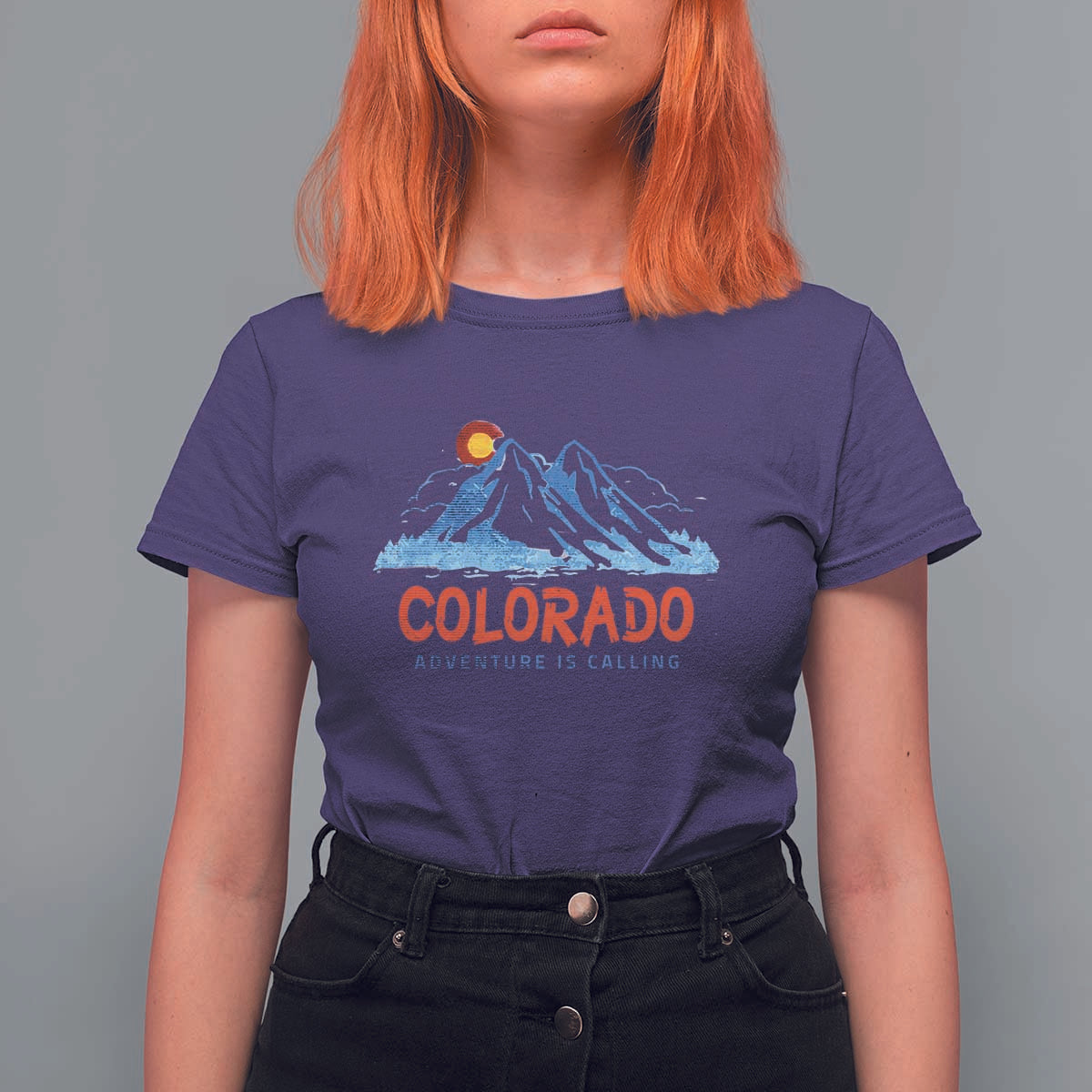 Colorado T Shirt For Women Adventure Is Calling Nature Lover Outdoor Activities - Wonder Print Shop